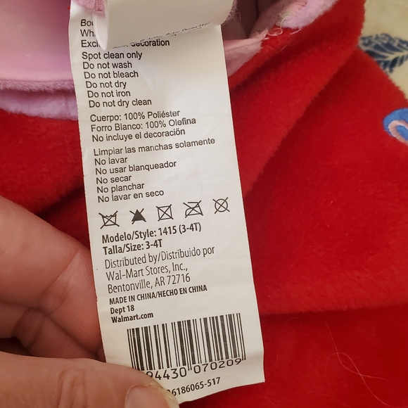 Peppa Pig Costume 3-4T - Picture 3 of 3